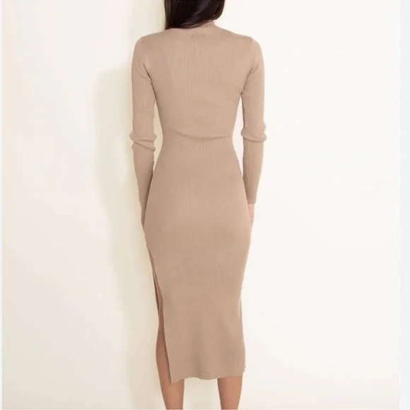 Mable | Ribbed Sweater Dress - Picture 2 of 8